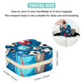 thumbnail image 5 of Football Travel Portable Square Jewelry Box Organizer for Rings, Earrings, Necklaces, Bracelets for Girls and Women, 5 of 6