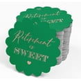 thumbnail image 4 of Inkdotpot Pack Of 50 Real Rose Gold Foil Paper Tags Retirement Is Sweet Text Favor Hang Tags, 4 of 6