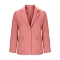 thumbnail image 6 of Women's 2025 Blazer Jacket Long Sleeve Lapel Oversized Loose Fit Work Office Casual Suit Blazers with Pockets, 6 of 7