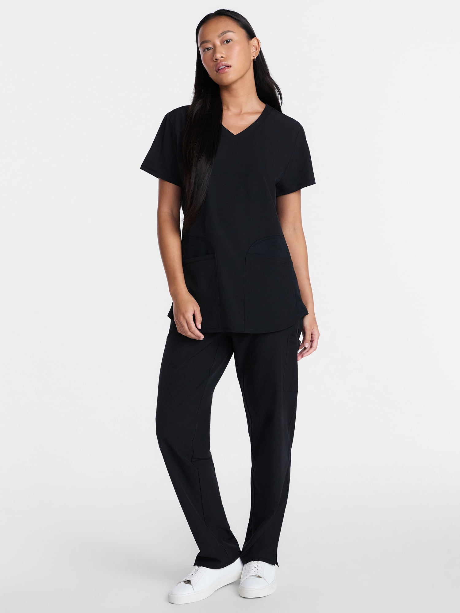Grey's Anatomy Women's Scrub Top with Short Sleeves, Sizes S-3XL