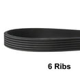 thumbnail image 3 of 6PK1120 V-Ribbed Belt 6 Ribs 1120mm Length x 21mm Width x 5mm Height, EPDM Micro V Serpentine Belt, 3 of 5