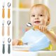 thumbnail image 1 of ¡Rebajas de Liquidación!, Juego de 2 cucharas y tenedores de acero inoxidable 304 para niños con mango, juego de palillos de entrenamiento para comer para bebés Akmoler, 1 of 8