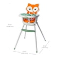 thumbnail image 5 of Infantino Silla alta convertible 4 en 1 Grow-with-Me, diseño de zorro, diseño que ahorra espacio, elevador y silla para niños pequeños de 3 a 36 meses, 5 of 5