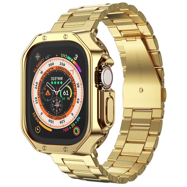 Correa de reloj y funda MRYUESG compatibles con Apple Watch Ultra 2