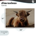 thumbnail image 4 of Stupell Industries Rustic Lodge Got My Hair Done Cattle Canvas Art, 24 x 16, by Renel Peters, 4 of 8