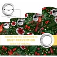 thumbnail image 4 of Fsddascl Green Christmas Cardinal Blackout Curtains for Bedroom/Living Room, Thermal Insulated Kitchen Curtains, Xmas Winter Flower Bow Pine Fruits Grommet Darkening Window Treatment Drapes 42"x63"x2, 4 of 6