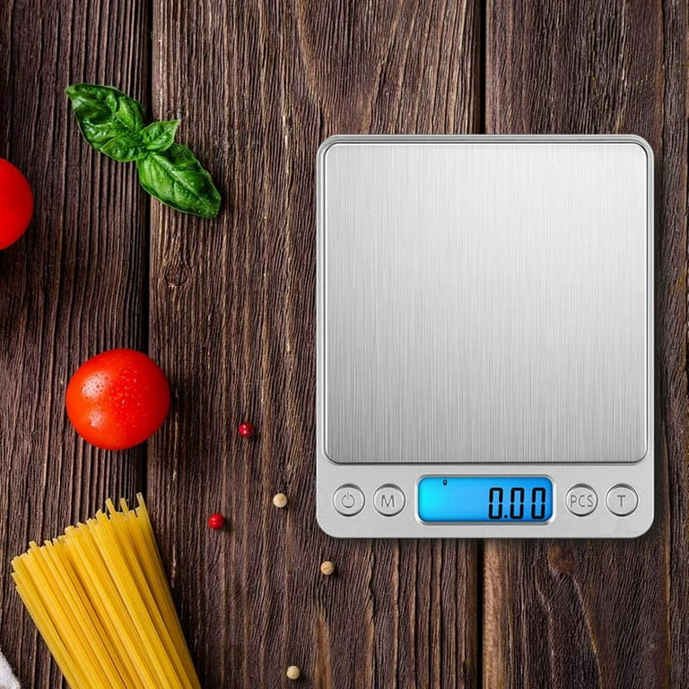 Gram Food Scale Digital Pocket Scales Portable Scale Small Mini Kitchen  Cooking Jewelry Coffee Gold Scale for Accuracy 0.01g Capacity 500g