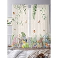 thumbnail image 3 of Easter Sheer Curtains 96 Inch Length 2 Panels for Living Room, Eggs Gnomes Bunny Elegant Pastoral Rustic Voile Kitchen Curtain Set, Luxury Privacy Drapes Window Treatment for Bedroom, 3 of 7