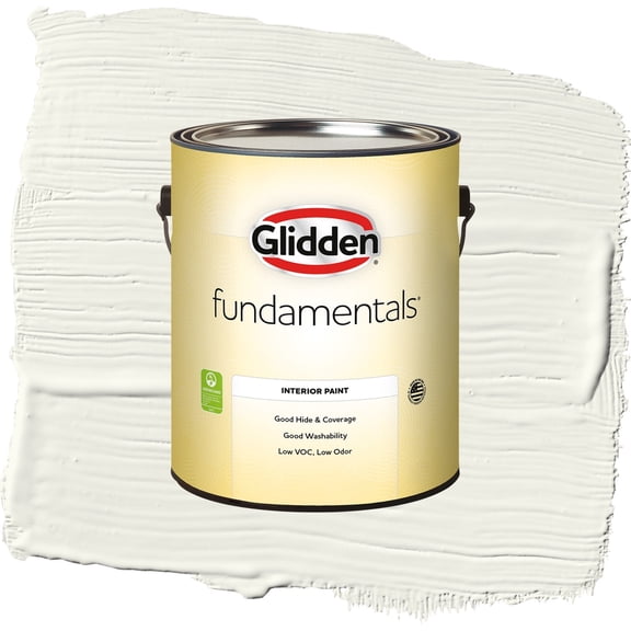 Glidden Fundamentals Gypsum / Off-White Eggshell Interior Paint, 1 Gallon
