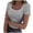 Grey, variant on Womens Summer Short Sleeve Tops Square Neck Ribbed Slim Fitted Shirts Casual Tee Tshirt Womens Tees Short Sleeve Womens Long Sleeve Cold Gear T Shirts for Women Summer T Shirt Pack Womens
