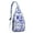 White-1, variant on Vintage Paisley Sling Backpack – Boho Ethnic Crossbody Bag with Colorful Ornamental Pattern for Travel, Hiking & Everyday Wear