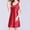 Red, variant on 2026 Clothing Sleeveless Sleep Shirt Crew Neck Ice Silk Women Pajama Dress Built-In Support Short Sleeve Summer Nightdress Loose Plus Size Home Sleepwear Cool Gown