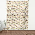 thumbnail image 3 of Ambesonne Ice Cream Fabric by the Yard Upholstery, Frozen Desserts, 2 Yards, Multicolor, 3 of 4