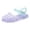 Purple, variant on Xfvqtps Girls Sparkling Jelly Shoes Beach Sandals Closed Toe Summer Waterproof Princess Fisherman Gladiator Shoes