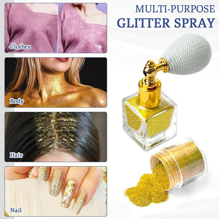 Gold Glitter Spray 3oz. 52550 - Encore Dancewear