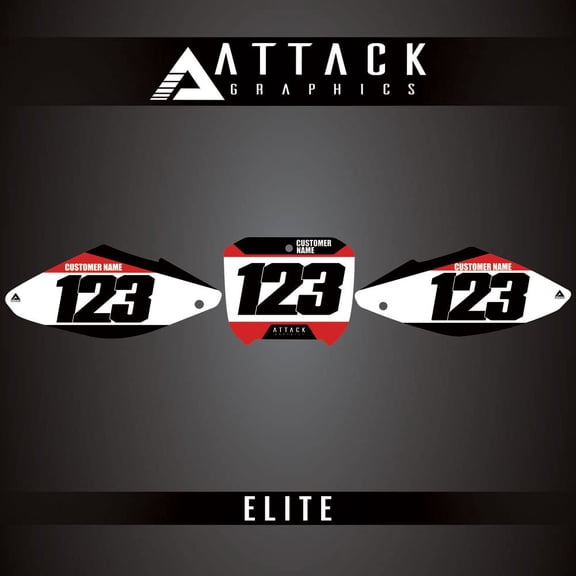 Attack Graphics Elite Number Plate Backgrounds