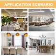 thumbnail image 5 of Dining Chair Covers Set of 4,Washable Spandex Parson Chair Slipcovers Kitchen Stretch Seat Cover Removable for Dining Room,Hotel,Restaurant(4PCS,White Foliage), 5 of 6