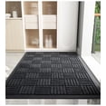 thumbnail image 3 of Alfombrilla duradera para puerta de entrada delantera, alfombrilla resistente para interiores y exteriores, alfombrilla para suelo de entrada, parte trasera de goma antideslizante, color neg, 3 of 5