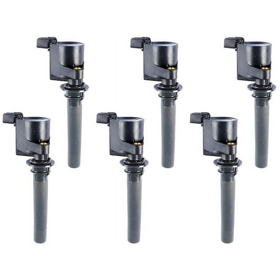 Ignition Coil Kit (Set of 6) - Compatible with 2001 - 2003, 2007 - 2008 Ford Escape 3.0L V6 2002