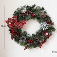 thumbnail image 4 of Christmas Decoration Snowflake Pine Cone Bow Simulation Christmas Partys Decoration Pendant, 4 of 5