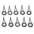 thumbnail image 2 of 10 Pcs Ceramic Fishing Rod Guide Tips Rings Kit Durable 8, 2 of 7