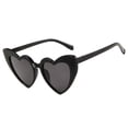 thumbnail image 1 of enqiretly Lunettes de Soleil Cœur Pêche Femmes Mode Anti-UV Lunettes de Protection des Yeux Cadre en Plastique, 1 of 6