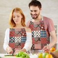 thumbnail image 3 of Pioneer Flower Floral Print Pattern Apron for Women and Men, Cotton Linen Waterproof with Pockets, Adjustable, 33x27 Inch for Kitchen, Gardening, BBQ, Salon, 3 of 6