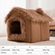 thumbnail image 1 of Foldable Dog House Kennel Bed Mat For Small Medium Dogs Cats Winter Warm Cat Bed Nest Pet Products Basket Pets Puppy Cave Sofa ShopWise Round, 1 of 20