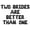 Black, variant on Letter Balloons - TWO BRIDES ARE BETTER THAN ONE 16" Inch Alphabet Letters Foil Mylar Balloon Bachelorette Party Banner (Silver)