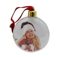 thumbnail image 2 of Lubelski Christmas Tree Round Star Ornament Picture Photo Frame Gift Family Memory Decor, 2 of 7
