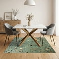 thumbnail image 3 of ODIKA Geometric Abstract Mid Terrazzo Retro Speckled Confetti Motif for Guest Room, Lounge, Apartment, Non-Slip Low Profile, 3 of 7
