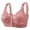 Hot Pink, variant on Women's Fashionable and Casual Front Buttoned Underwear for Elderly People Skin Friendly and Comfortable Bra