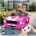 thumbnail image 7 of CazToi Licensed Shelby GT350 Kids 24V Ride On Toy 4WD 2 Seater Electric Car, 7 of 7