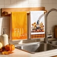 thumbnail image 4 of Aonerit 2 Pack Thanksgiving Kitchen Towels, Absorbent Cotton Dish Washing Towel, Fall Harvest Decorative Hand Towel, For Home Cleaning, 4 of 5