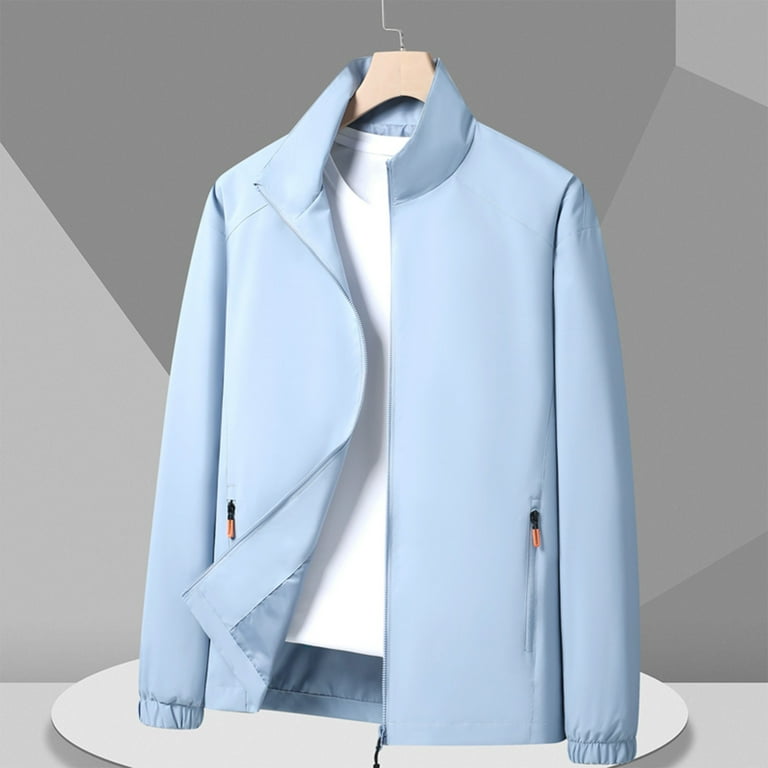 Xysaqa Men's Golf Jacket Big & Tall Lightweight Jackets Zip Up