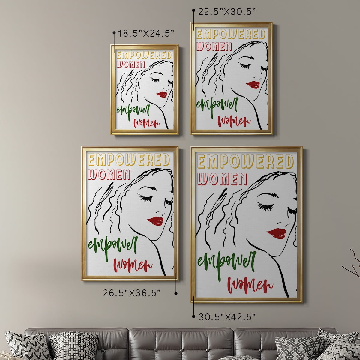 Empowered Women Premium Classic Framed Print - Ready to Hang