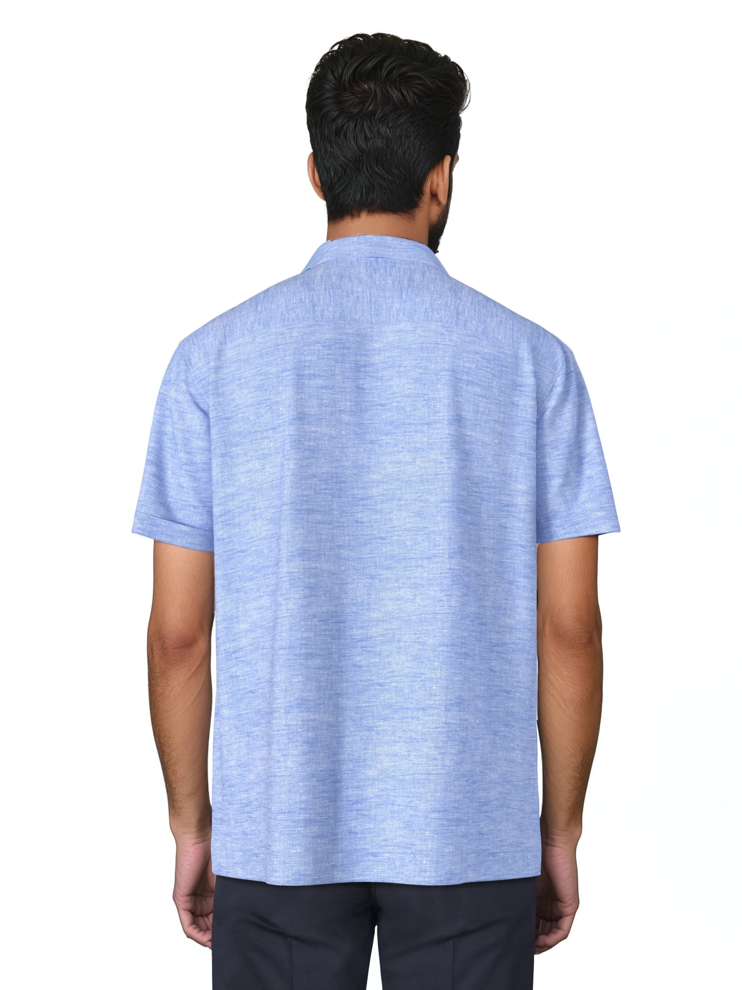 Cafe Luna Men's and Big Men's Short Sleeve Light Weight Woven Shirt, Size S-4XL