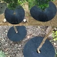 thumbnail image 6 of Mdesiwst 5Pcs Tree Mat Round Shaped Wear-resistant Non Woven Fabric Garden Tree Protector Mat for Nursery, 6 of 8