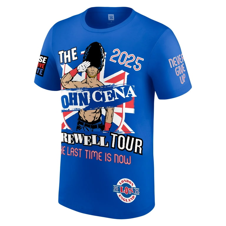 Youth Blue John Cena Farewell Tour 2025 London T-Shirt