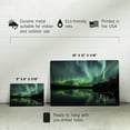 thumbnail image 5 of Fairbanks, Alaska, Northern Lights over Lake (12x18 Aluminum Art, Indoor Outdoor Metal Sign Decor), 5 of 5