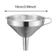 thumbnail image 3 of Outdor Stainless Steel Funnel With – Reusable Fine Mesh For Home & Kitchen, 3 of 5