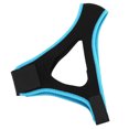 thumbnail image 2 of Anti Snore Chin Strap Adjustable Breathable Stop Snoring Device Snoring Sleep Aid SolutionBlack with Sky Blue Edge, 2 of 22
