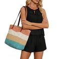 thumbnail image 3 of Summer 2 Piece Sets,Womens Two Piece Sets Pleated Vacation Outfits Beach Linen Set Summer Matching Set, 3 of 9
