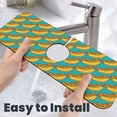 thumbnail image 6 of Xecao Hot Dogs 8 for Kitchen Sink Splash Guard Faucet Mat , Faucet Guard & Draining mat, (15" X 5.5" ), 6 of 7