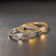thumbnail image 5 of Sterling silver heart design stacking promise ring, 5 of 5