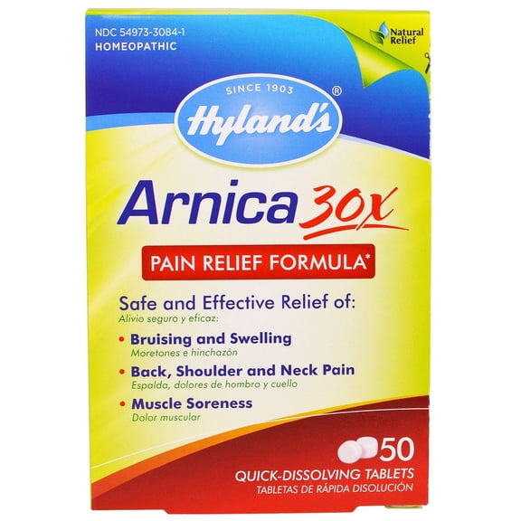 Hyland's Arnica 30X Pain Relief Formula Quick Dissolving Tablets 50 ea