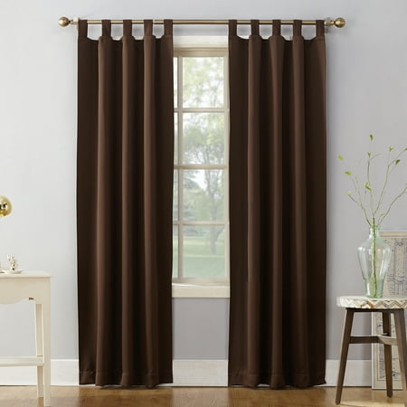 Faux Stone Panels - Sun Zero Brant Tab Top Blackout Window Panel