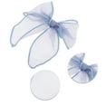 thumbnail image 3 of Unique Bargains 1 Pc Bow Ribbon Duckbill Hair Clips Blue Purple, 3 of 5