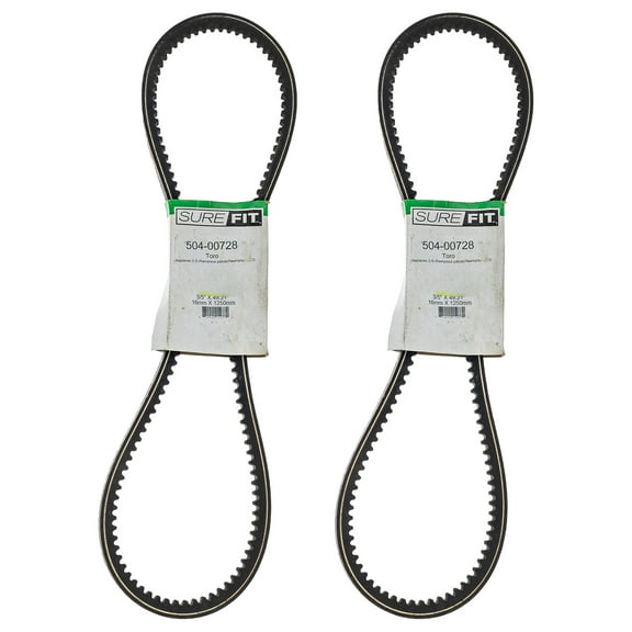 SureFit Wheel Drive Belt 1-323744 Toro Mid-Size ProLine Commercial 2PK