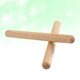 thumbnail image 4 of 2 piezas Mini palos de ritmo de madera Palillos Baquetas para tambor Punta de madera Palillo para tambor Regalo Piezas de instrumentos de percusión Accesorios (marrón claro), 4 of 5